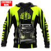 Joycorners Premium Personalized Unisex All Over Printed Trucker 3D Hoodie 19 LM2209