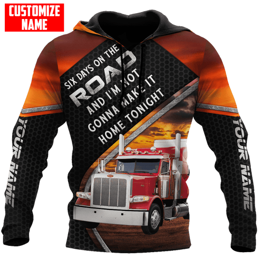 Joycorners Premium Personalized Unisex All Over Printed Trucker 3D Hoodie 17 LM2209