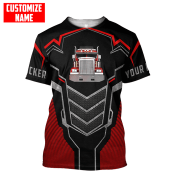 Joycorners Premium Personalized Unisex All Over Printed Trucker 3D Hoodie 15 LM2209