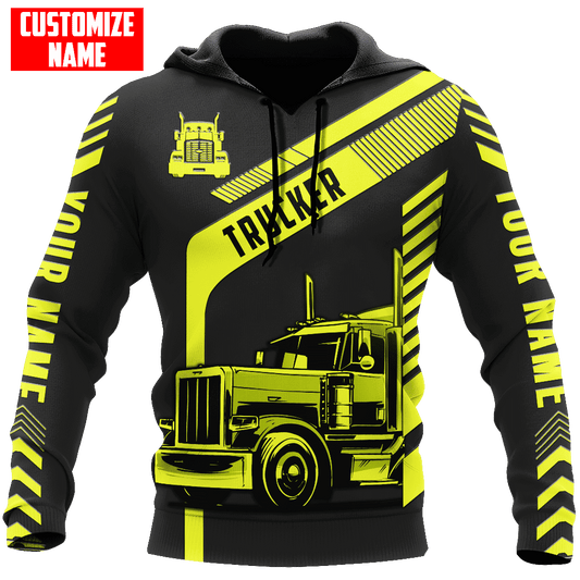 Joycorners Premium Personalized Unisex All Over Printed Trucker 3D Hoodie 14 LM2209