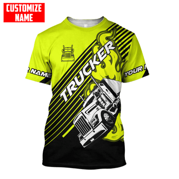 Joycorners Premium Personalized Unisex All Over Printed Trucker 3D Hoodie 12 LM2209