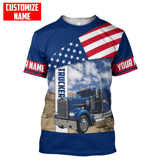 Joycorners Premium Personalized Unisex All Over Printed Trucker 3D Hoodie 11 LM2209