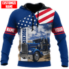 Joycorners Premium Personalized Unisex All Over Printed Trucker 3D Hoodie 11 LM2209