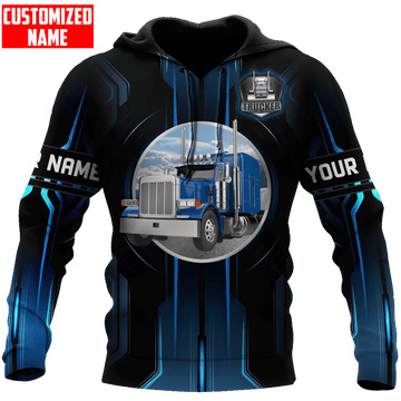 Joycorners Premium Personalized Unisex All Over Printed Trucker 3D Hoodie 4 LM2209