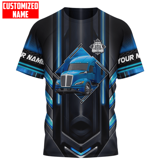 Joycorners Premium Personalized Unisex All Over Printed Trucker 3D Hoodie 3 LM2209