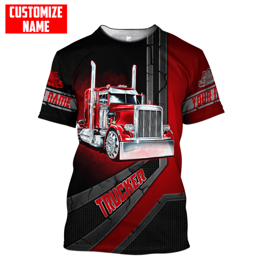 Joycorners Premium Personalized Unisex All Over Printed Trucker 3D Hoodie 2 LM2209