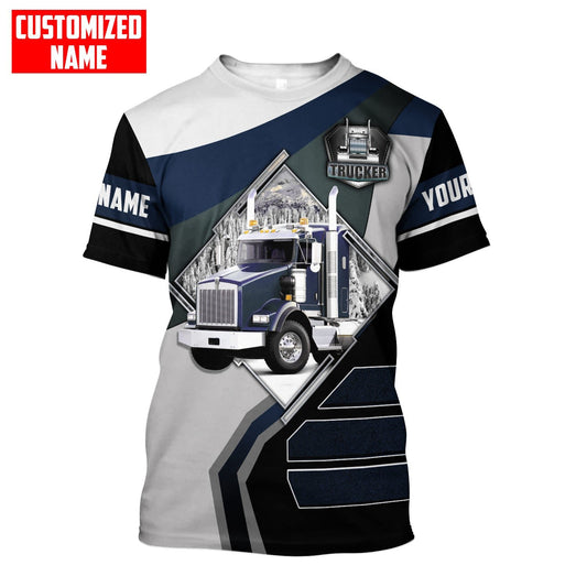 Joycorners Premium Personalized Unisex All Over Printed Trucker 3D Hoodie 1 LM2209