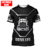 Joycorners Personalized Diesel Life Trucker Unisex Shirt LM2209