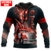 Joycorners Personalized Dragon Trucker Unisex Shirt LM2209