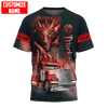 Joycorners Personalized Dragon Trucker Unisex Shirt LM2209