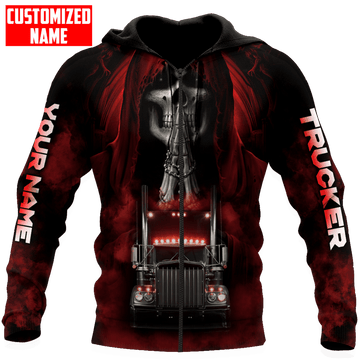 Joycorners Personalized Skull Trucker Unisex Shirt LM2209