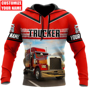 Joycorners Premium Personalized Unisex All Over Printed Trucker 3D T-shirt 150 LM2209