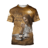 Joycorners Customized Name Jesus Is With Me Always Trucker Printed Shirts LM2209