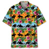 HORSE RACING TROPICAL COLOR HAWAIIAN SHIRT