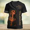 Joycorners Dachshund Lover Never Walk Alone Custom Name And Dog 3D Full Print Shirts