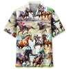 HORSE RACING HAWAIIAN SHIRT