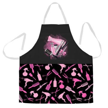 Joycorners Good Hair Hairdresser Pattern All Over Printed 3D Apron