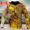 Joycorners Personalized Name Honey Bee Keeper 3D Printed Hoodie