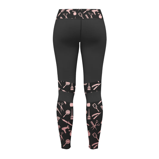 Joycorners Rose Hairdresser 3D All Over Printed Legging