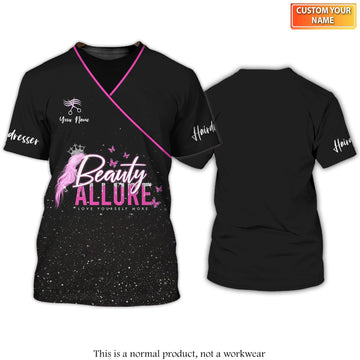 Joycorners Hair Uniform Hairdresser Hairstylist Tools 67 Custom Name Full Print Shirts ( Non Workwear )