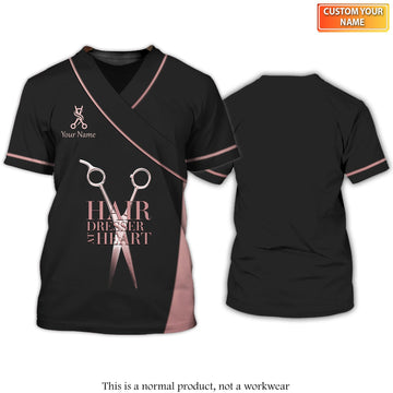 Joycorners Hair Uniform Hairdresser Hairstylist Tools 65 Custom Name Full Print Shirts ( Non Workwear )