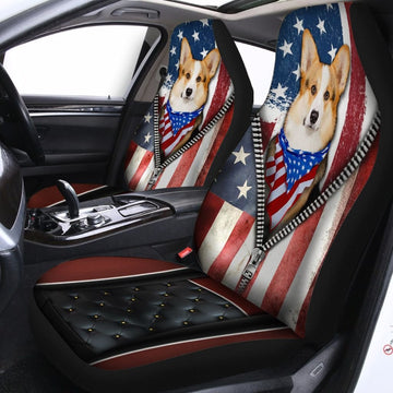 Joycorners Get In Sit Down Dachshund Seat Covers Universal Fit (2Pcs)