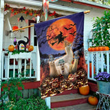Joycorners Happy Halloween Night Alpaca 3D Printed Flag