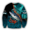 Joycorners SALTWATER Fishing 3D Hoodie