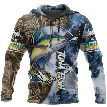 Joycorners LIFE TUNA Fishing 3D Hoodie