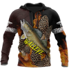 Joycorners WALLEYE Fishing 3D Hoodie