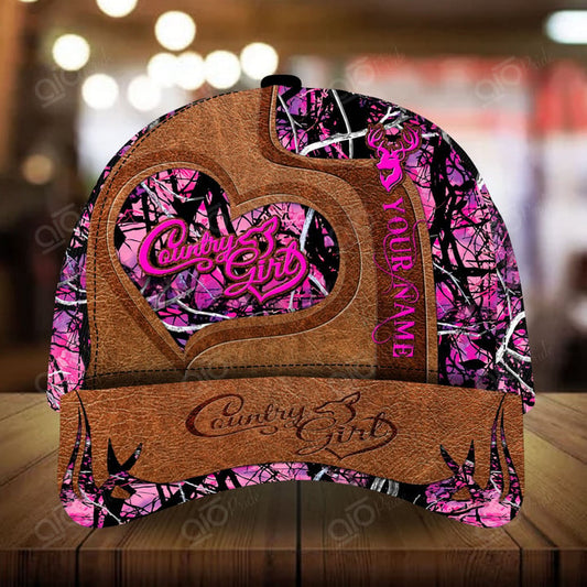 Joycorners Premium Unique Deer Hunting Personalized Hats 3D Multicolored