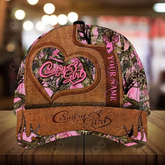 Joycorners Premium Unique Deer Hunting Personalized Hats 3D Multicolored