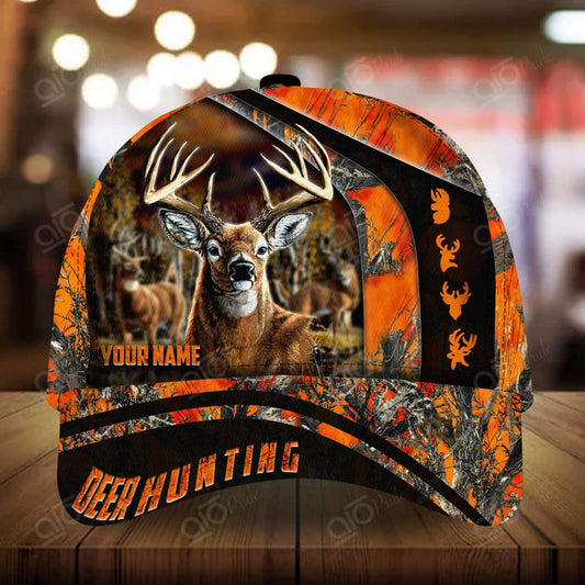 Joycorners New Century Of Deer Hunting Personalized Hats 3D Multicolored