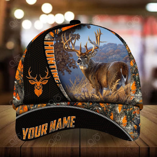 Joycorners The Unique Boomerang Deer Hunting Personalized Hats 3D Multicolored
