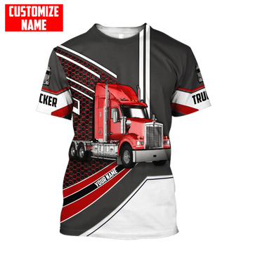 Joycorners Truck Personalized Name Shirts Truck Driver Lover