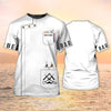 Barber Tools Personalized Name 3D Shirt