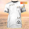 Barber Tools Personalized Name 3D Shirt