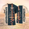 Barber Shop Personalized Name 3D Shirt
