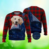 Joycorners Golden Retriever Lovely 3D Custom Name And Dog Full Print Shirts