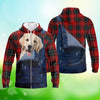 Joycorners Golden Retriever Lovely 3D Custom Name And Dog Full Print Shirts