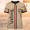 Barber Tools Personalized Name 3D Shirt