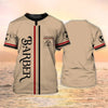 Barber Tools Personalized Name 3D Shirt