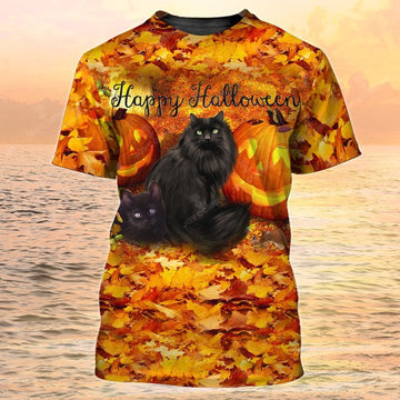 Joycorners Cat Halloween 3D Tshirt