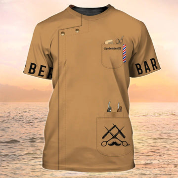 Ras Barber Shop Design Custom 3D Shirt