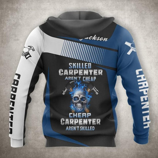 PREMIUM CARPENTER CUSTOM NAME 3D ALL OVER PRINTED UNISEX SHIRTS HOODIE