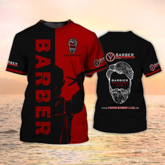 Vision Barber Club 3D Shirt