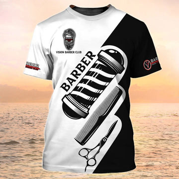 Vision Barber Club 3D Shirt