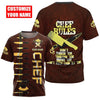 Joycorners CUSTOM NAME MASTER CHEF UNISEX SHIRTS