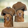 Joycorners Golden Retriever Lover Never Walk Alone 3D Custom Name And Dog Full Print Shirts