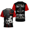 Joycorners GOD IS MY FATHER CHEF BLOOD RUNS THROUGH MY VEINS UNISEX SHIRTS